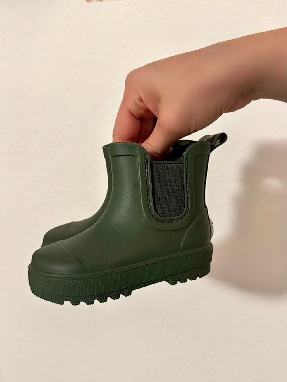 BEARPAW Toddler Chelsea Rain Boots Green